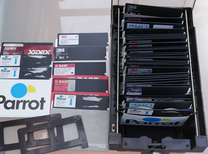 various-Good box  of 66 5.25in DS DD disks 